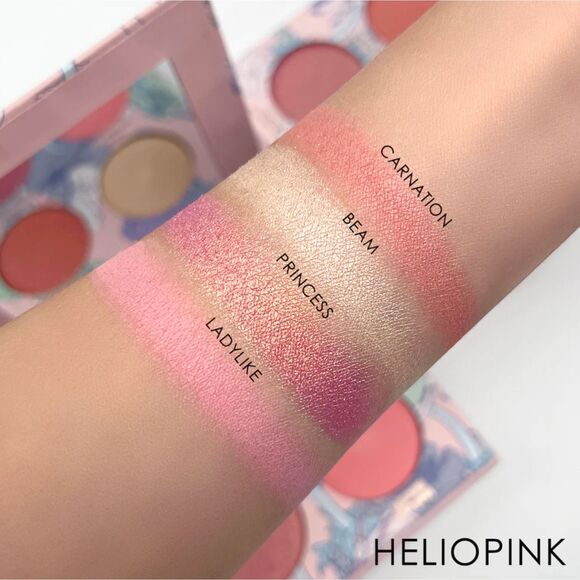 NIB Geranium + Glow Blush & Highlight Palette Heliopink - Seraphine Botanicals - Picture 2 of 7